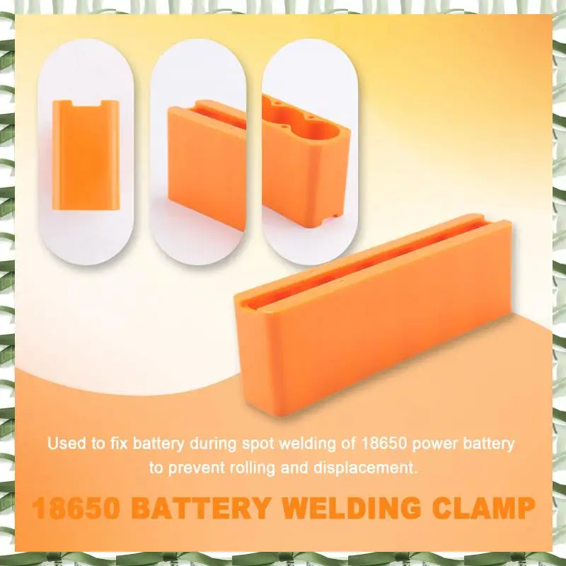 Professional Tool 18650 Battery Fixture Single Row Double Sided Spot Welding Fixed Fixture For Lithium Battery Pack Soldering 6-