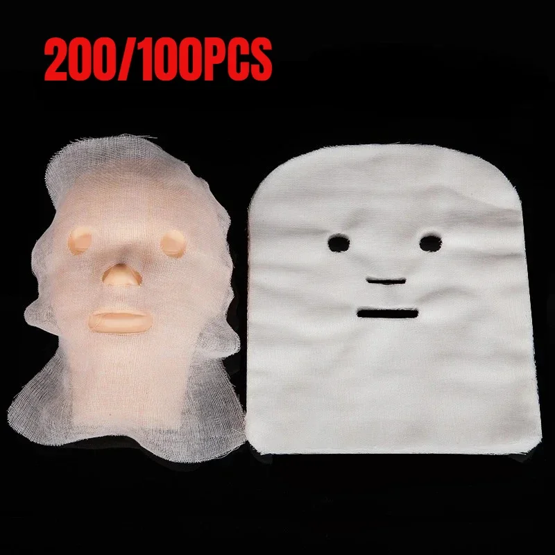 Lot de 100 masques en coton réutilisables - Taille 25x29cm