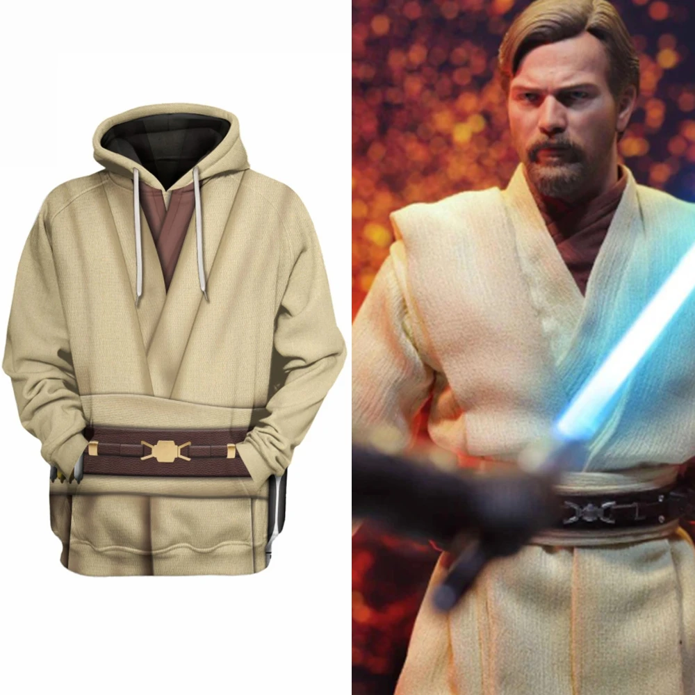 

Star Wars Jedi Master Obi-Wan Kenobi Darth Vader Anakin Skywalker Cosplay Hoodies Hooded Sweatshirt Teenager Sportswear Jackets