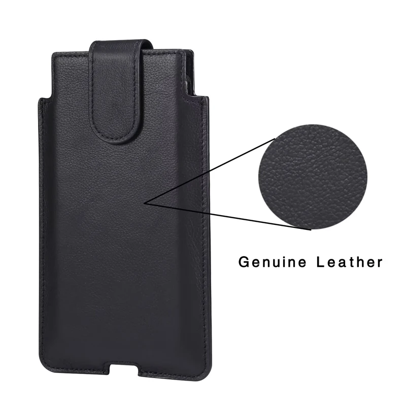 Genuine Leather Phone Holster Waist Bag