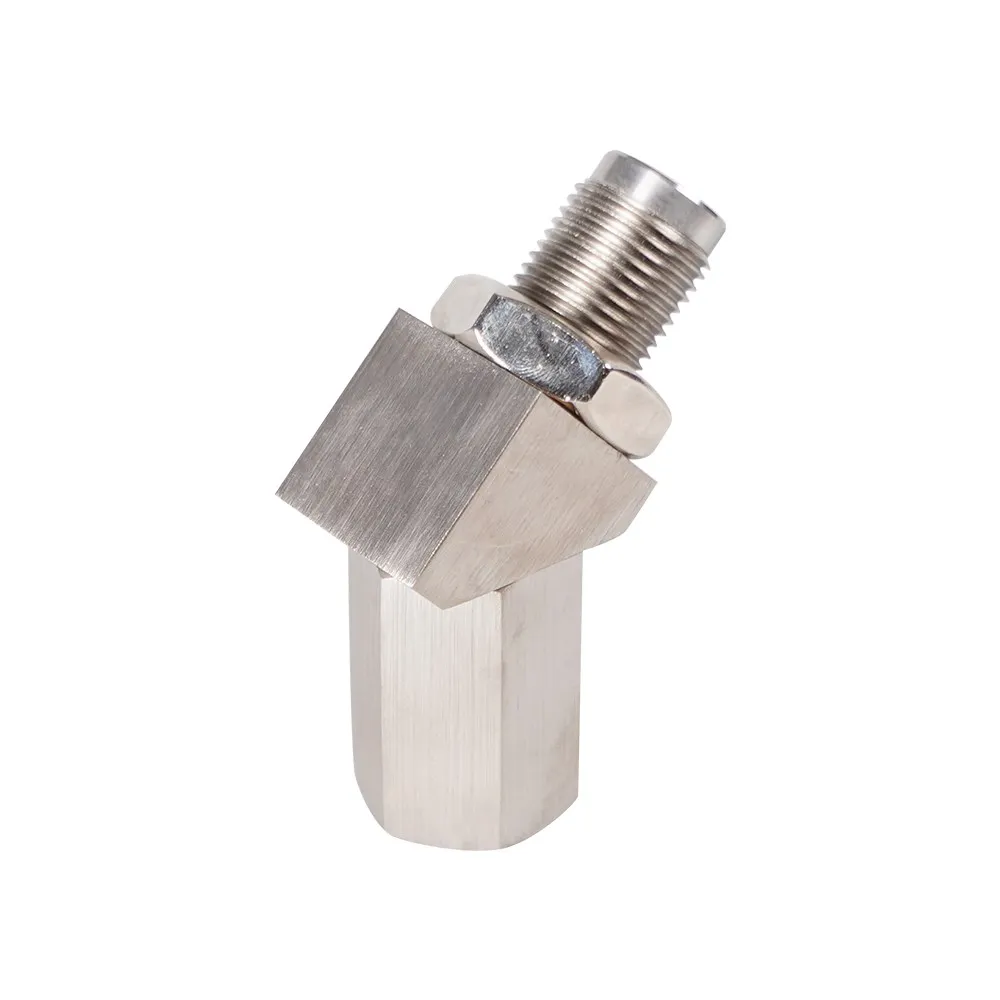 45 Degree O2 Oxygen Sensor Adapter Aluminum Extender