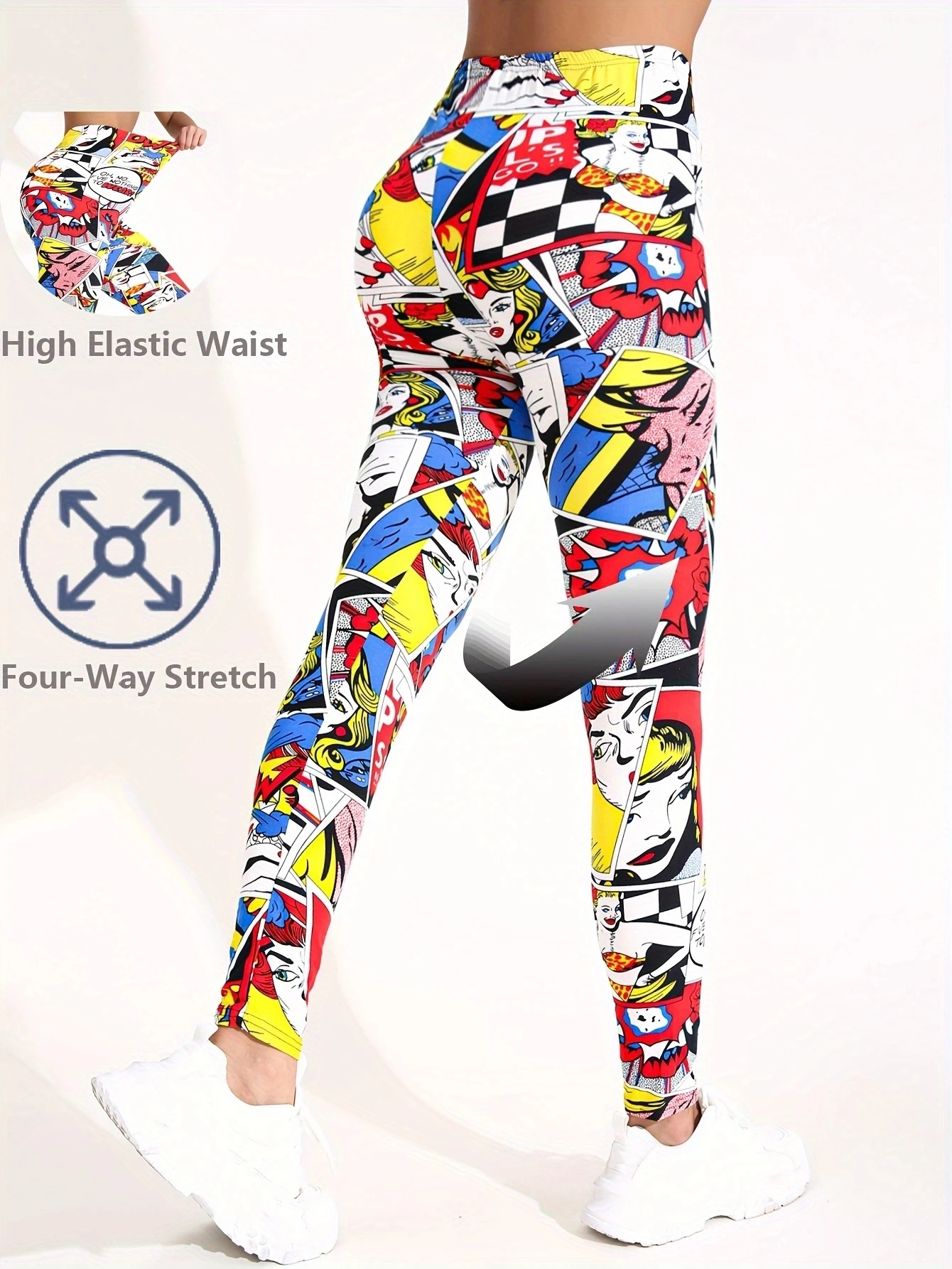 Fashion And Casual Tight Pants For Women Legging High Stretch Fitness And Yoga Pants Sexy Nine Point Pencil Pants 1