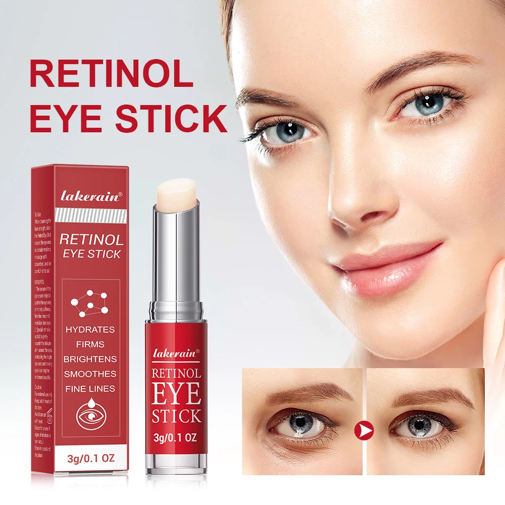 Anti-Wrinkle Eye Cream Stick Retinol Remove Eye Bags Dark Circles Anti Aging Lifting Whitening Moisturizing Brighten