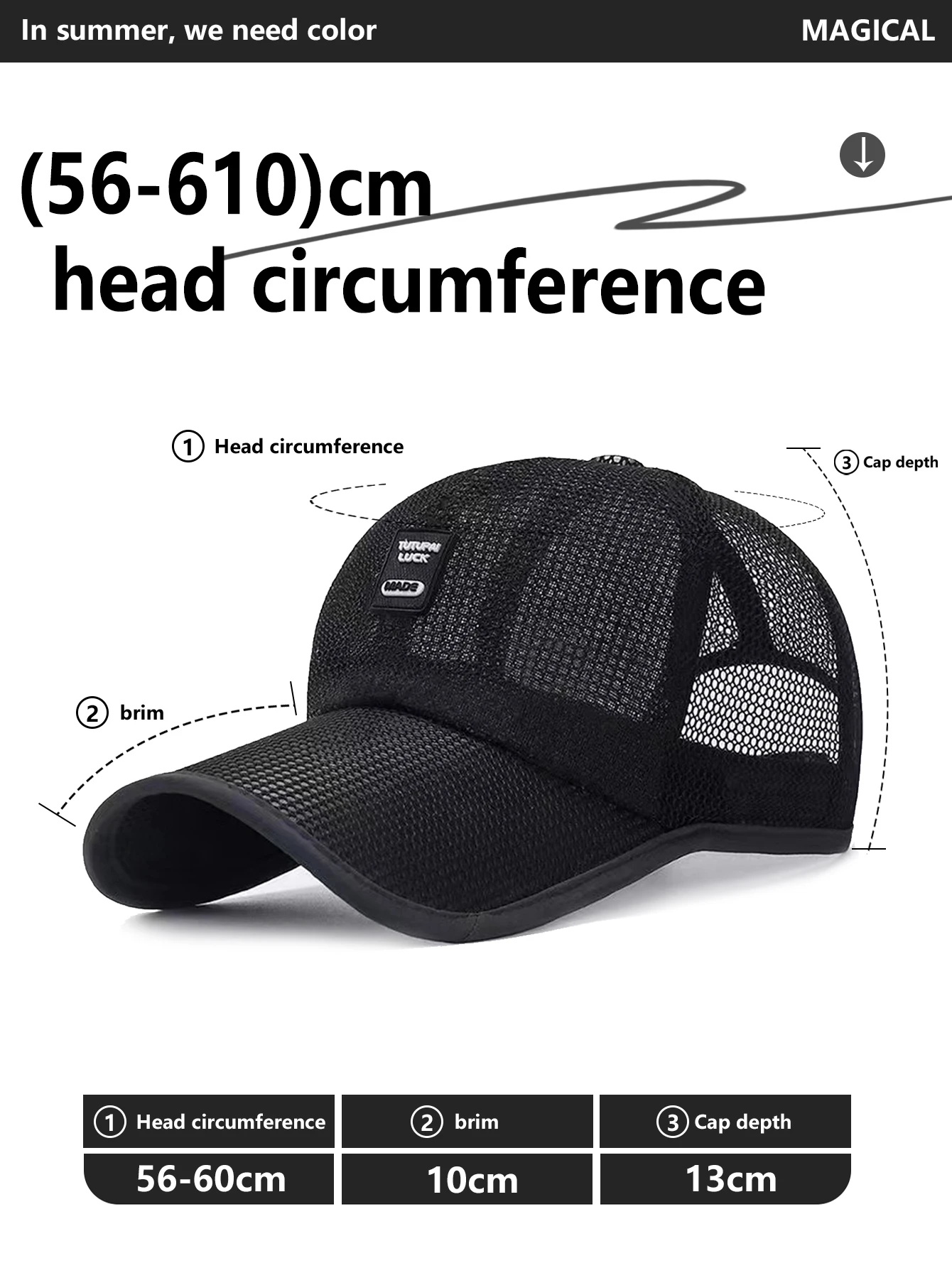 Fashion Letter Breathable Baseball Cap Female Male Snapback Cap Female Male Sun Hat Unisex Adjustable Mesh Truck Driver Hat