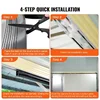 VEVOR Garage Door Seals Bottom Rubber, U Shape +O Ring Garage Door Weather Stripping, Universal Weatherproof Threshold Buffering 5