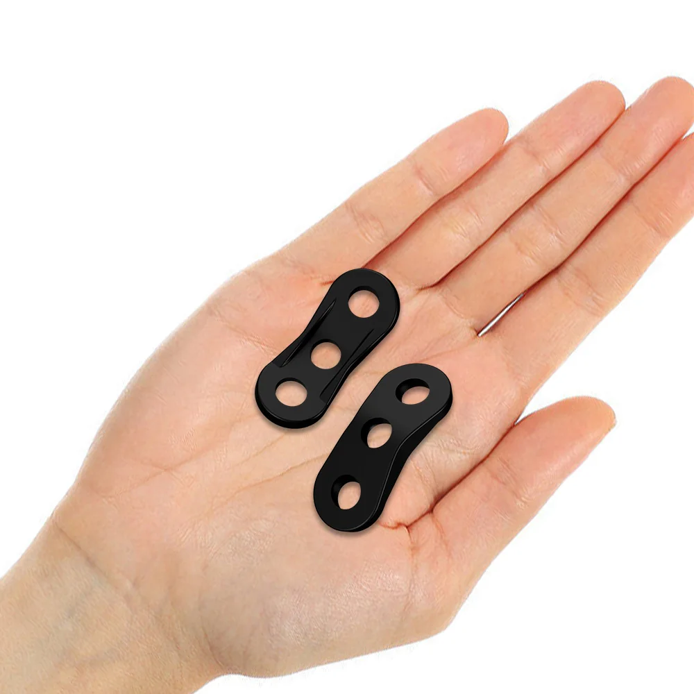 Adjustable Camping Tent Rope Buckle S Type Tensioners Fastener Kit Outdoor Camping Tents Securing Accessories 10 Pcs