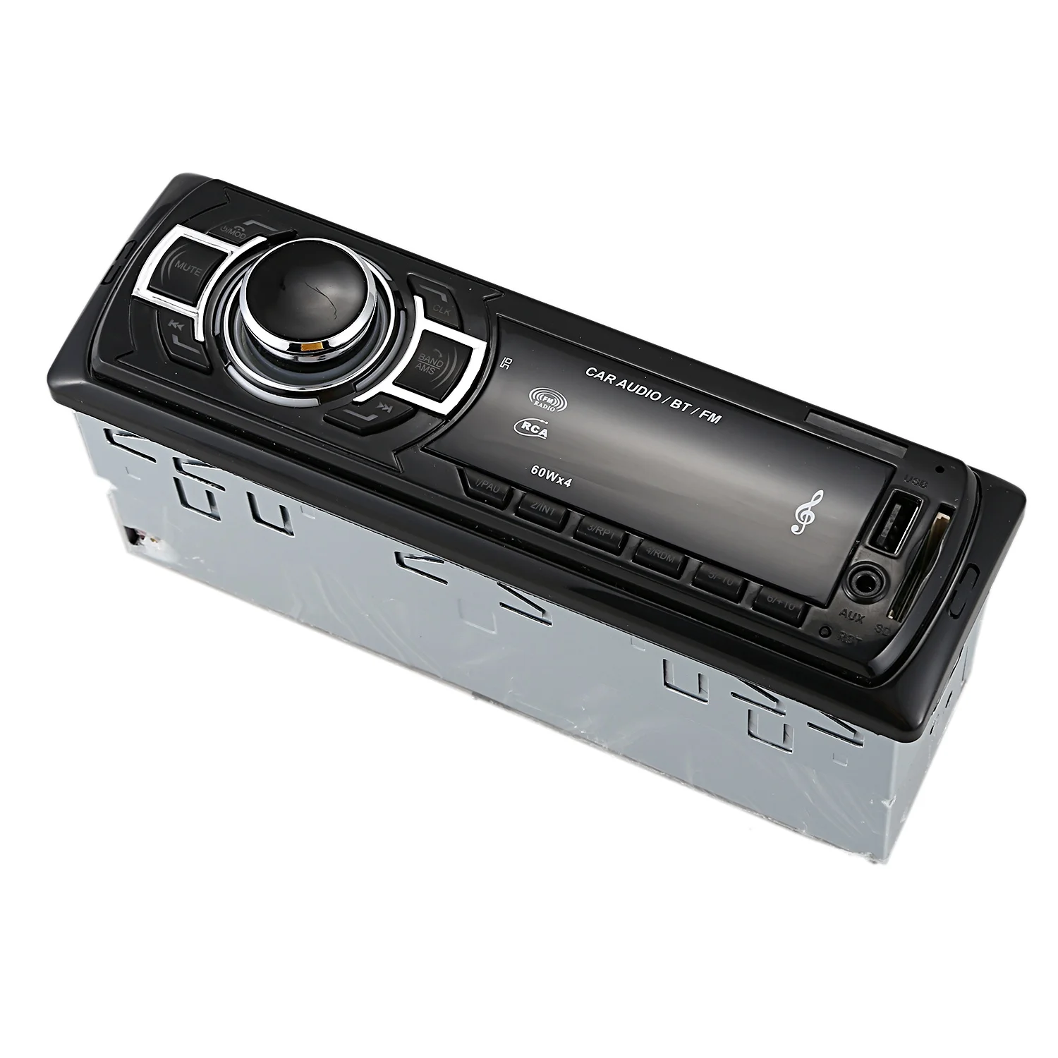 차량용 DVD SD 카드 리더기, USB 차량용 Mp3 플레이어, 블루투스 패널 포함, FM 튜너, Aux In 리모컨, 1Din 자동차 라디오 522