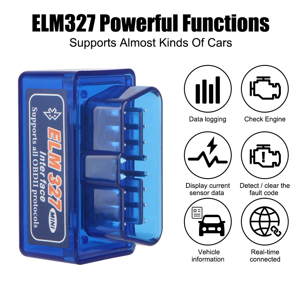 Wireless OBD2 Car Diagnostic Code Reader & Scanner