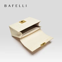 Sac à main pour femme BAFELLI, nouveau style élégant, sac à bandoulière en cuir véritable doré, marque de luxe, collection 2026 6