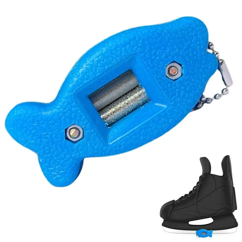 

Ice Skate Sharpening Tool Fish Style Ice Skating Edge Blade Sharpener Ice Skate Edge Blade Sharpener Grindstone Blade Grinder