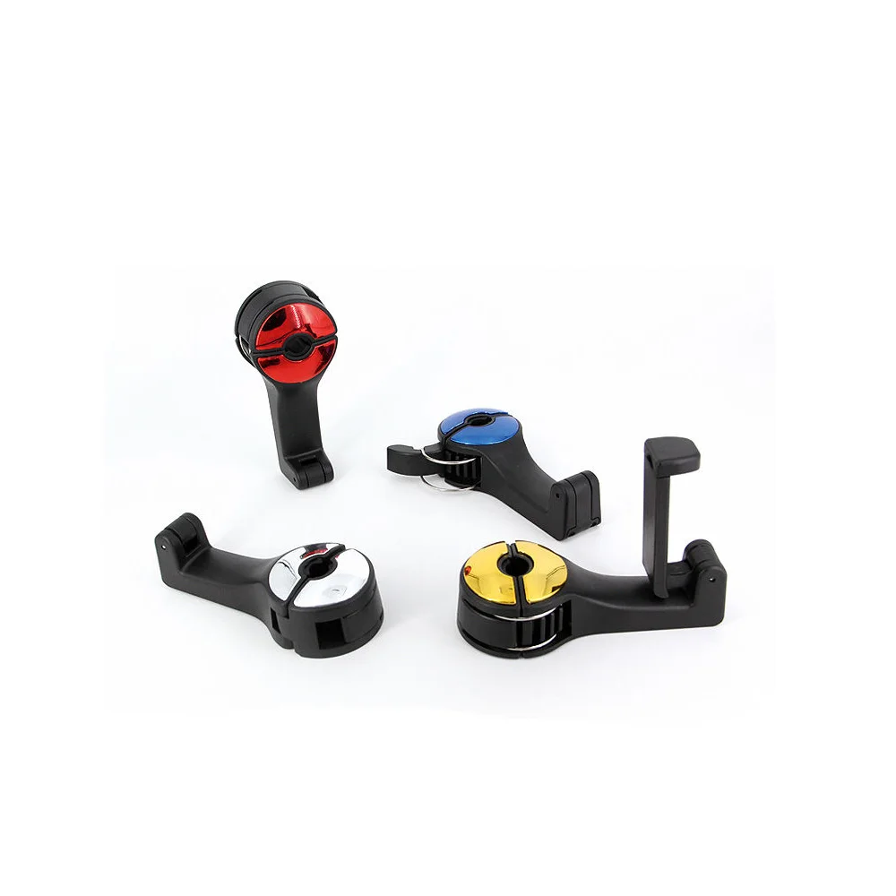 Universal 2 In 1 Car Headrest Hooks Phone Holder Seat Back Organizer Bag Hangers Handbag Storage Hooks Car Interior Accessories