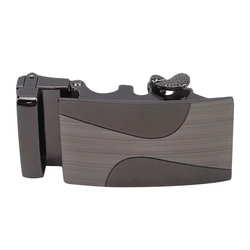 Men's Belt Head Belt Buckle Leisure Belt Head Business Accessories Automatic Buckle Suit for width 35 mm Slide Belt Strap