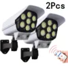 77LED Solar Light Simulation Security Dummy Camera Motion Sensor Outdoor Night Light IP65 Waterproof Lamp 3 Mode For Home Garden 1