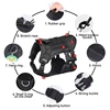 Big Dog Tactics Training Vest Harness Multi Functional Nylon Dog Adjustable Comfortable Control Dog Chest Harness Pet Supplies 3