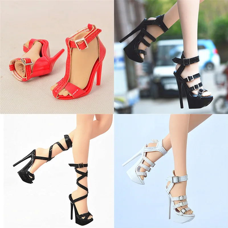 1/6 Scale High Heel Stiefeletten Sandalen Schuhe Fit Für Phicen 12