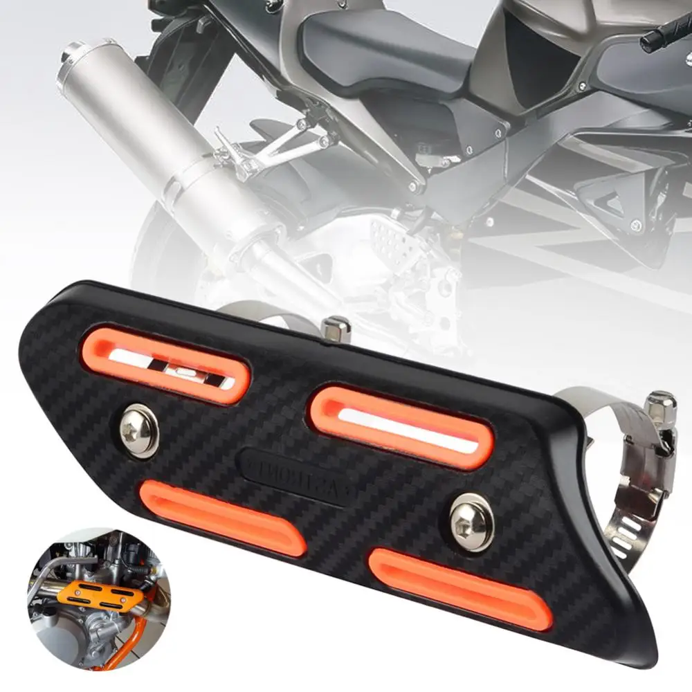 25 51mm Exhaust Heat Protector Shield For KTM EXC EXCF SXF SMR 250 350