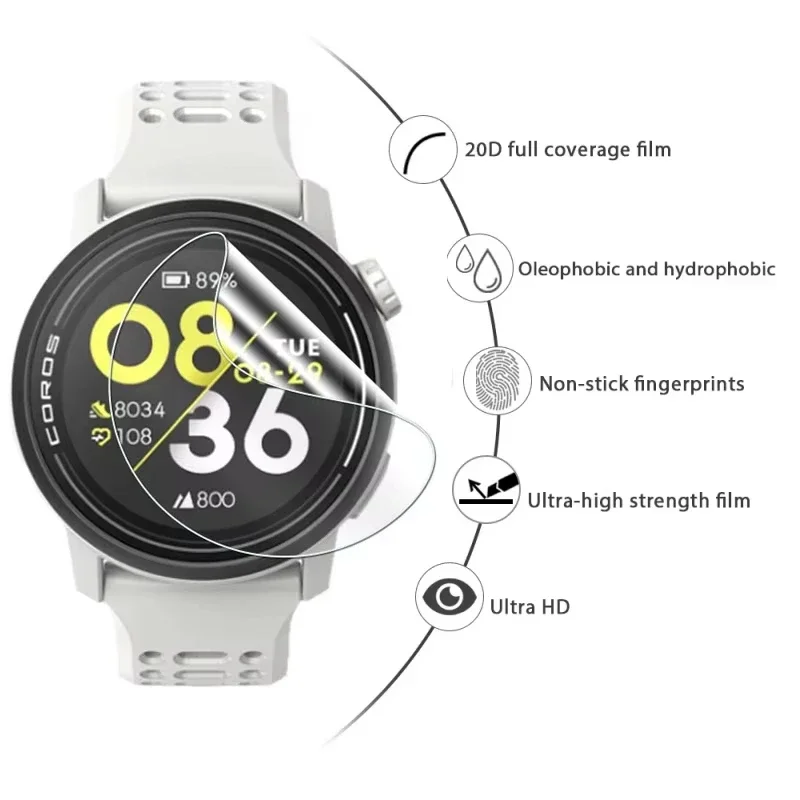 Premium Hydrogel Screen Protector for Smartwatches - Soft, Repairable & Durable Film Accessory
