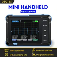 FNIRSI DSO152 DSO153 Mini Handheld Digital Oscilloscope 2.5MSa/s 200KHz Analog Bandwidth 800VPP Support Firmware Upgrade PWM 2