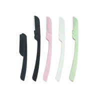 1PC Disposable Microblading Safe Folding Women Face Shaver Eyebrow Trimmer Blade Anti-Scratch Razor Makeup Tools 2