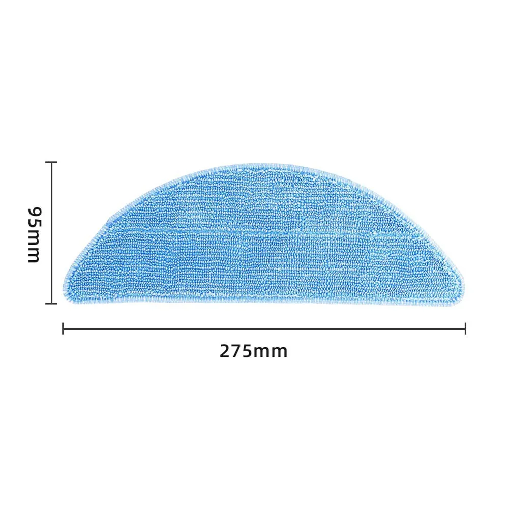 8Pcs Mop Cloths For Conga Eternal Max X-Treme Robot Vacuum Cleaner Household Vacuum Cleaner Mop Replace Attachment 5 pcs for mop cloths for kabum smart 700 500 robot vacuum cleaner household vacuum cleaner replacement spare parts