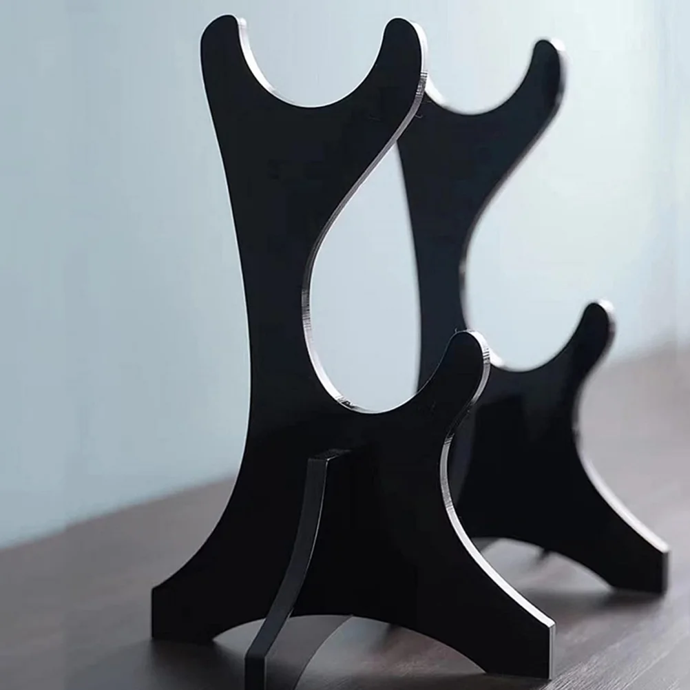 

2 Pcs Display Stand Tabletop Holder Decor Household Desktop for Acrylic Home