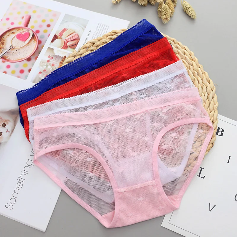 3x Girl's Underpants Fashion Lace Panties Teenager Underwear Bowknot Girls  Underwear Seamless Low Waist Briefs - Panties - AliExpress