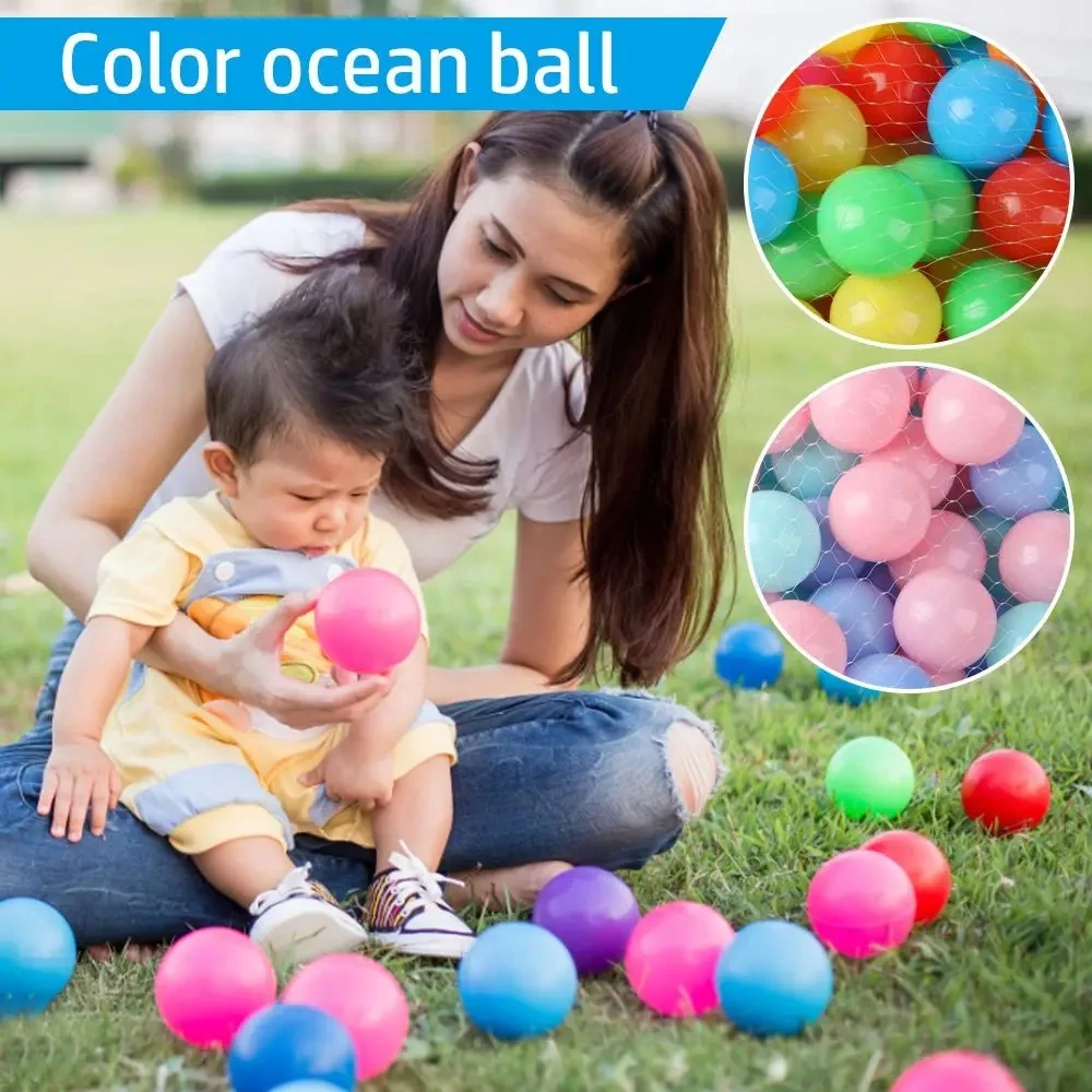 Kids Outdoor Sport Ball Water Pool Ocean Wave Ball Colorful Baby Eco-Friendly Stress Air Swim Pit Tent Funny Indoor Toys
