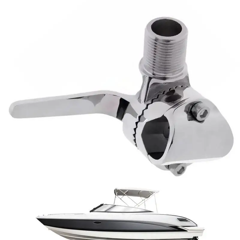 Marine Antenna Base Mount 316 Stainless Steel Antenna Base Smart Marine Antenna Adjustable Base Mount For Boats