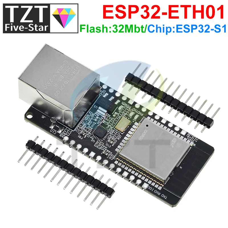 WT32-ETH01 Embedded Serial Port Networking Ethernet Bluetooth-kompatibel WIFI Combo Gateway MCU ESP32 Wireless Modul Bord