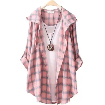 women's plaid shirt