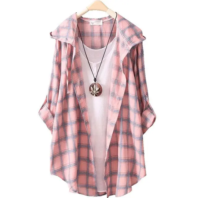 women's plaid shirt