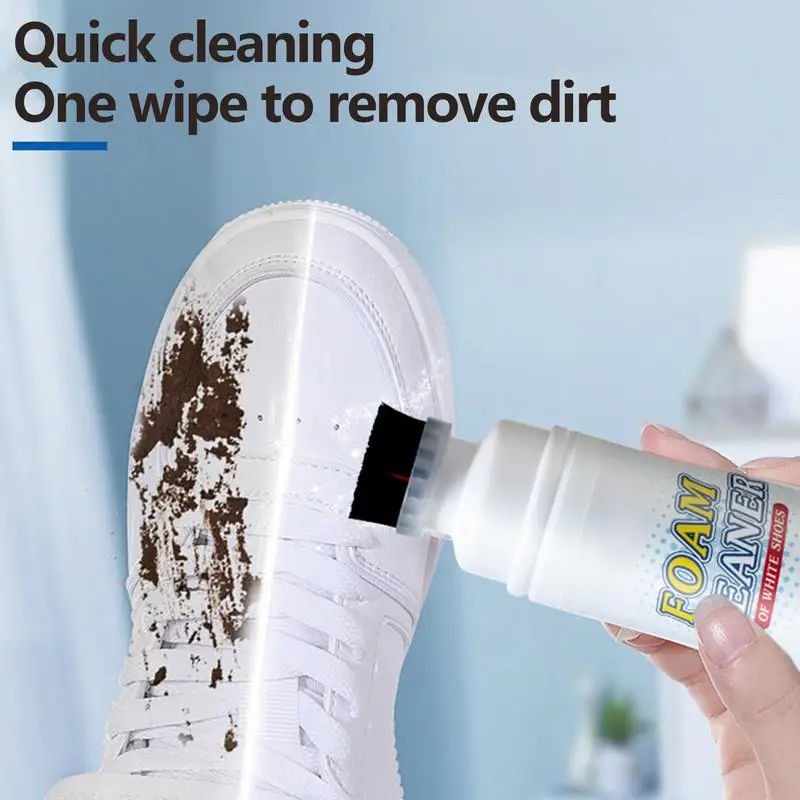 White Shoe Cleaner White Shoes Cleaner Tennis Shoe Cleaner With Brush Head Sneaker Cleaning Kit Shoe Cleaning Kit For Leather 3