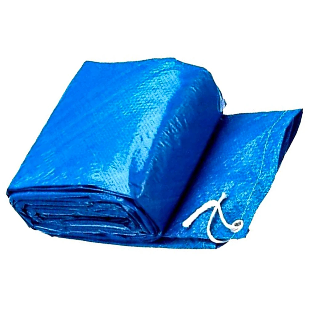 Swimming Pool Cover Rectangle Ground Pool Protector PVC Waterproof Dust-proof Rain Cloth, 260x170cm travel backpack rain cover waterproof dust king