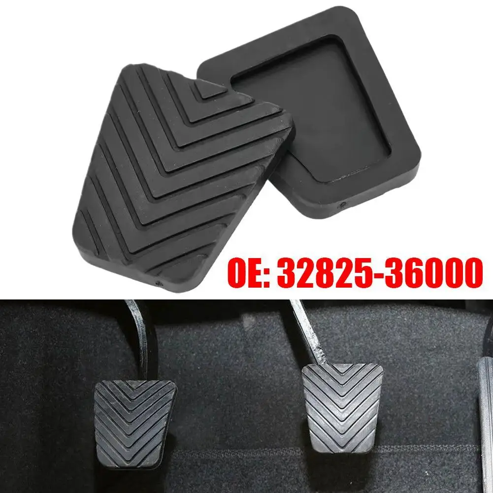 기아 리오 모던 IX35 클러치 가속 페달 패드 32825-3600 용 2PCS 고무 브레이크 페달 커버