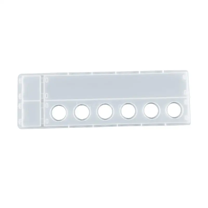 

Rectangle Bracket Mold Epoxy Resin Silicone Cup Storage Container Mould for Casting DIY 6-Cavity Silicone Rack