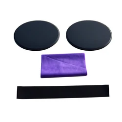 Three - Piece Yoga Fitness & Pilates Home Workout Set with Resistance Bands (Black)