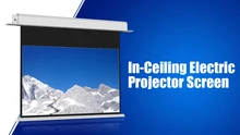 

MGF 100 inches home theatre projector screen 4K smart electric projection screen