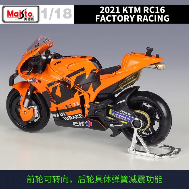 Miniatura MOTO KTM SUPERBIKE 450 SX 450 2018 RED BULL 1/6 Maisto, Laranja