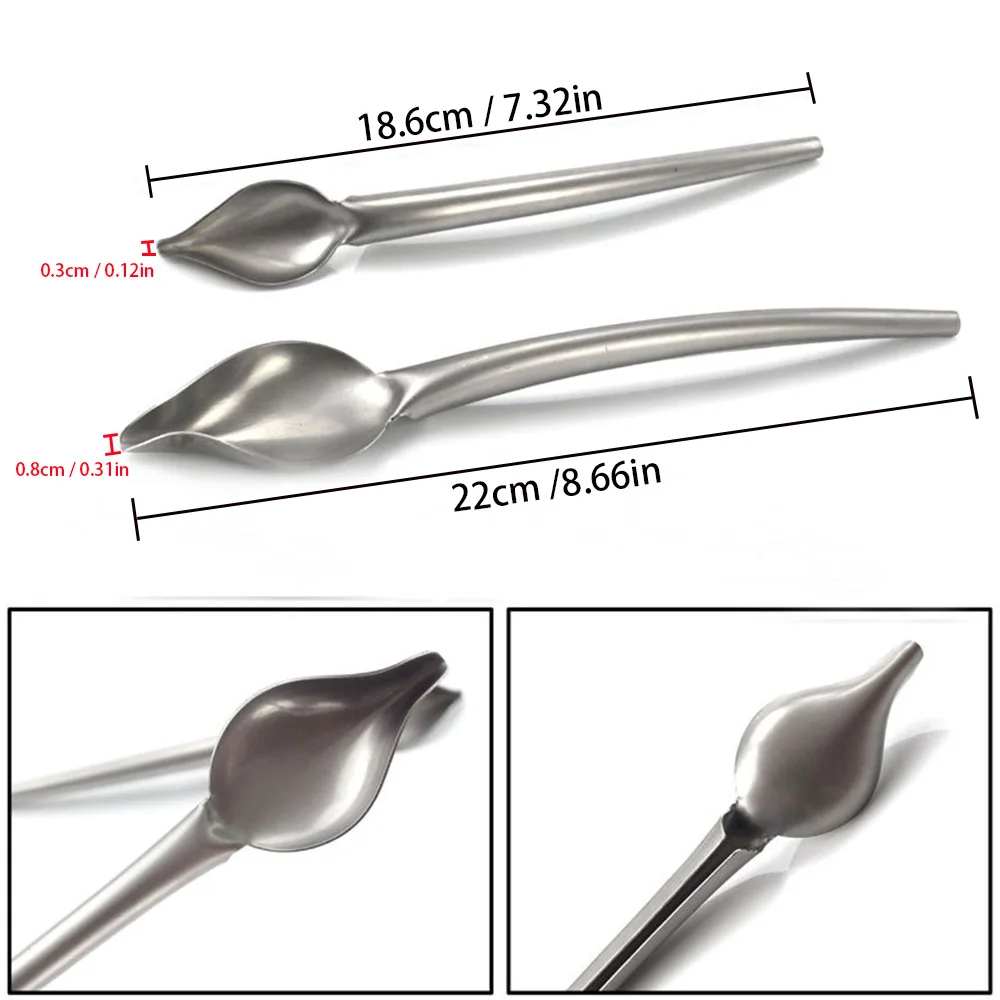 Chef Decoration Spoon Decorate Sushi Food Draw Tool Design Sauce Dressing Plate Dessert Bakeware Cake Gastronomy Coffee Spoon