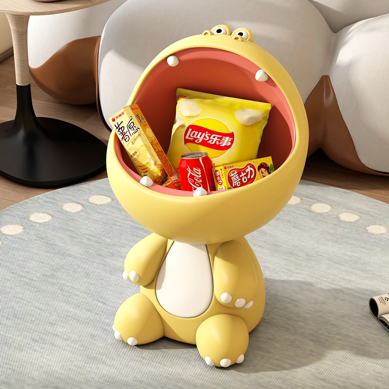 

XK Creative Big Mouth Dragon Living Room Floor Ornaments Gathering TV Cabinet next to Cartoon Decorations