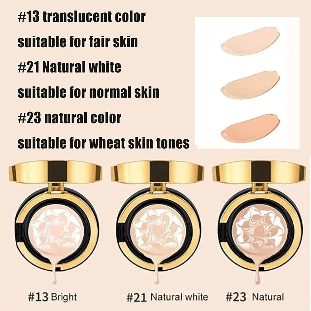 Waterproof MZV Air Cushion BB Cream Brightening Foundation Concealer Water Bead Longlasting Cc Cream Unisex