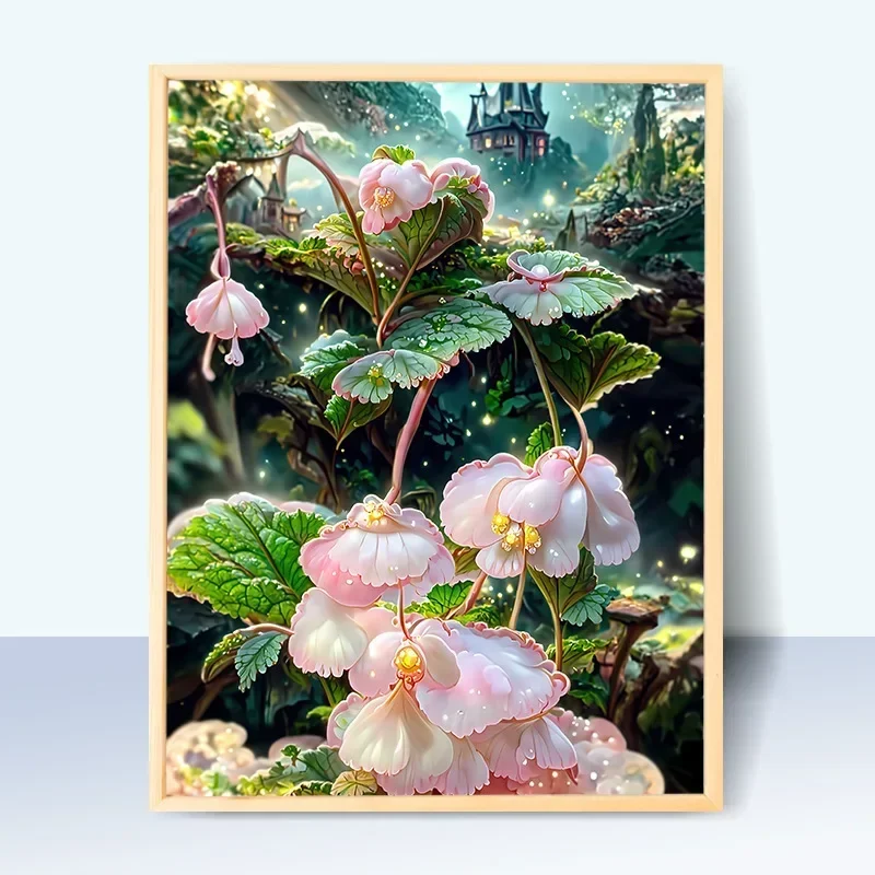 

4270-STB- Diy landscape figures and animals hand-painted digital oil painting set