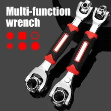 

48 In 1 Tiger Wrench Socket Works with Spline Bolts Torx 360 Degree 6-Point Universal Furniture Spanner Torque Car Repair Wrench
