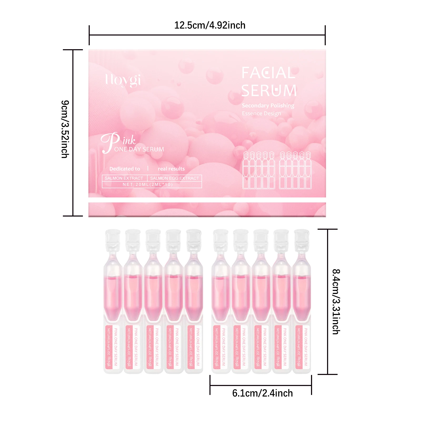 Firming Hydrating Ampoule Firming Smoothing Facial Skin Oil Control & Pore Refining Skin Rejuvenation Essence for All Skin Types 6