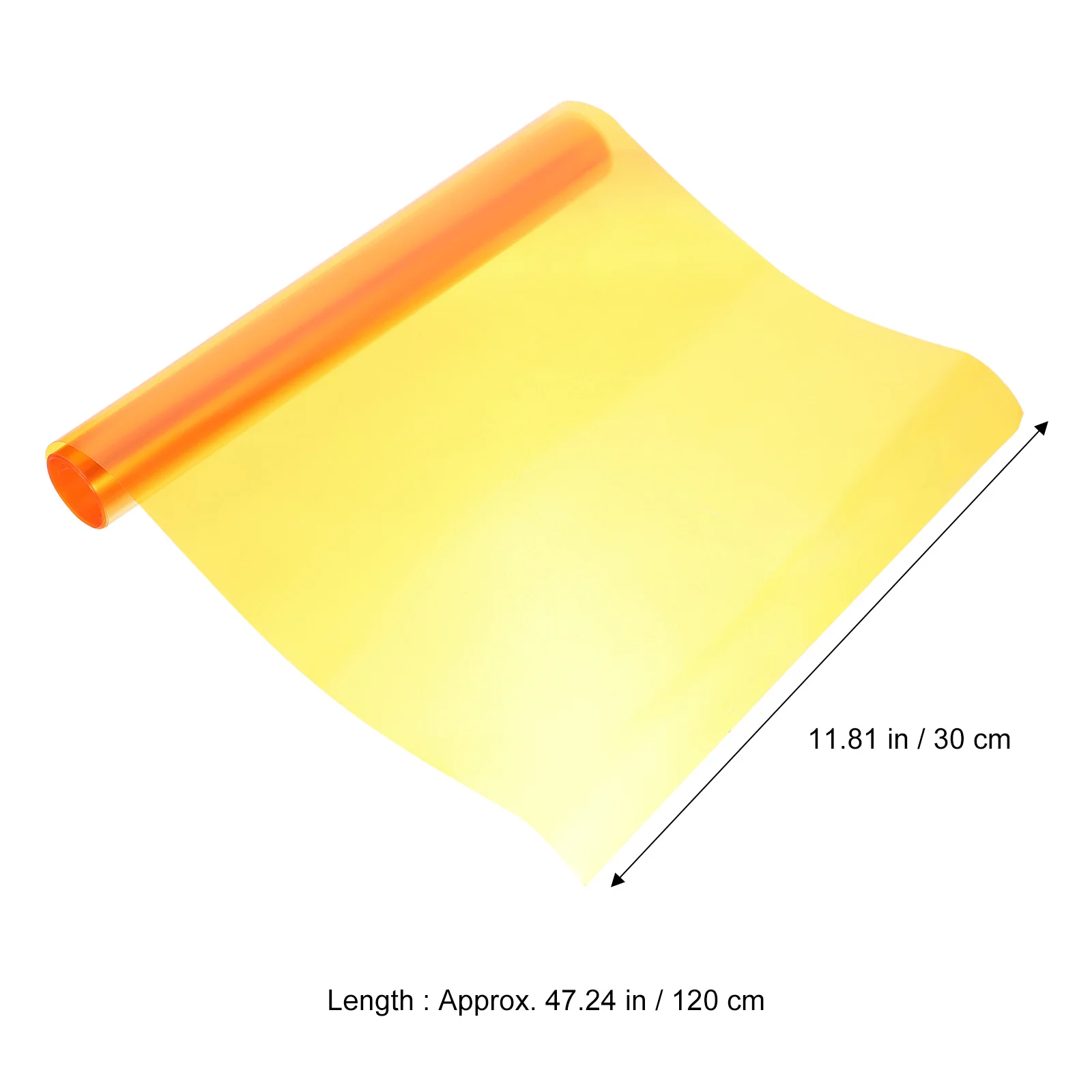 30 ×120CM Self Adhesive Headlight Film Taillight Yellow Tinted Vinyl Orange  Car Accessories Stickers Cars - AliExpress