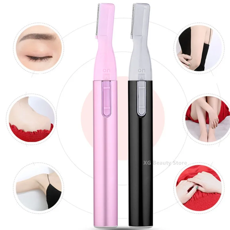 USB Charging Portable Mini Electric Eyebrow Trimmer Women's Shaver Hair Remover Eyebrow Shaper Shaver Body Face Shaving Machine 4
