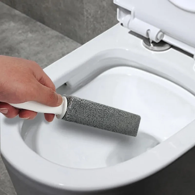 Toilet Cleaner 2Pcs Pumice Toilet Bowl Cleaner Long Handle Stone Brush Strong Removal Of Scale Cleaners Brushes Sinks Bathtubs Cleaning Tool