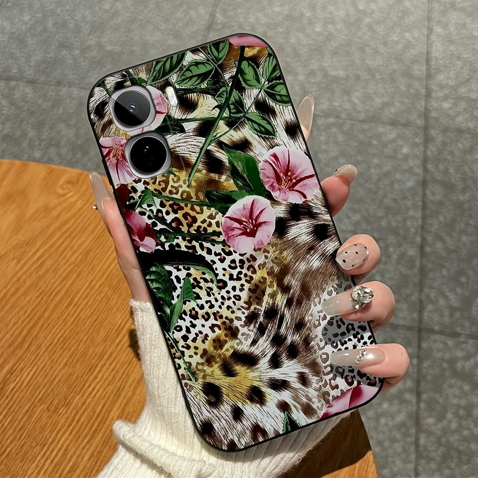 Cute Animal Bowknot Star Koi Pattern Soft Matte Silicone Shockproof Protective Phone Case
