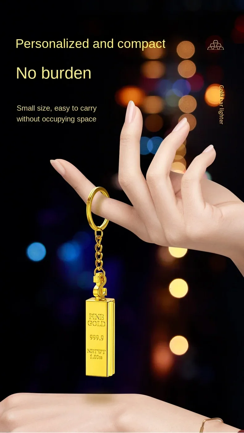 Description Picture 3 of item10000 Matches Key Chain Kerosene Torch Lighter Multi-function Portable Waterproof Cigarette Smoking Accessories Gadgets For Men