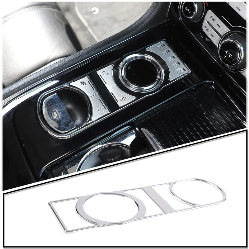 

Stainless Steel Car Interior Gear Shift Panel Button Frame Trim Car Stcikers For Jaguar XF XJ 2008-2019 Car Styling Accessories